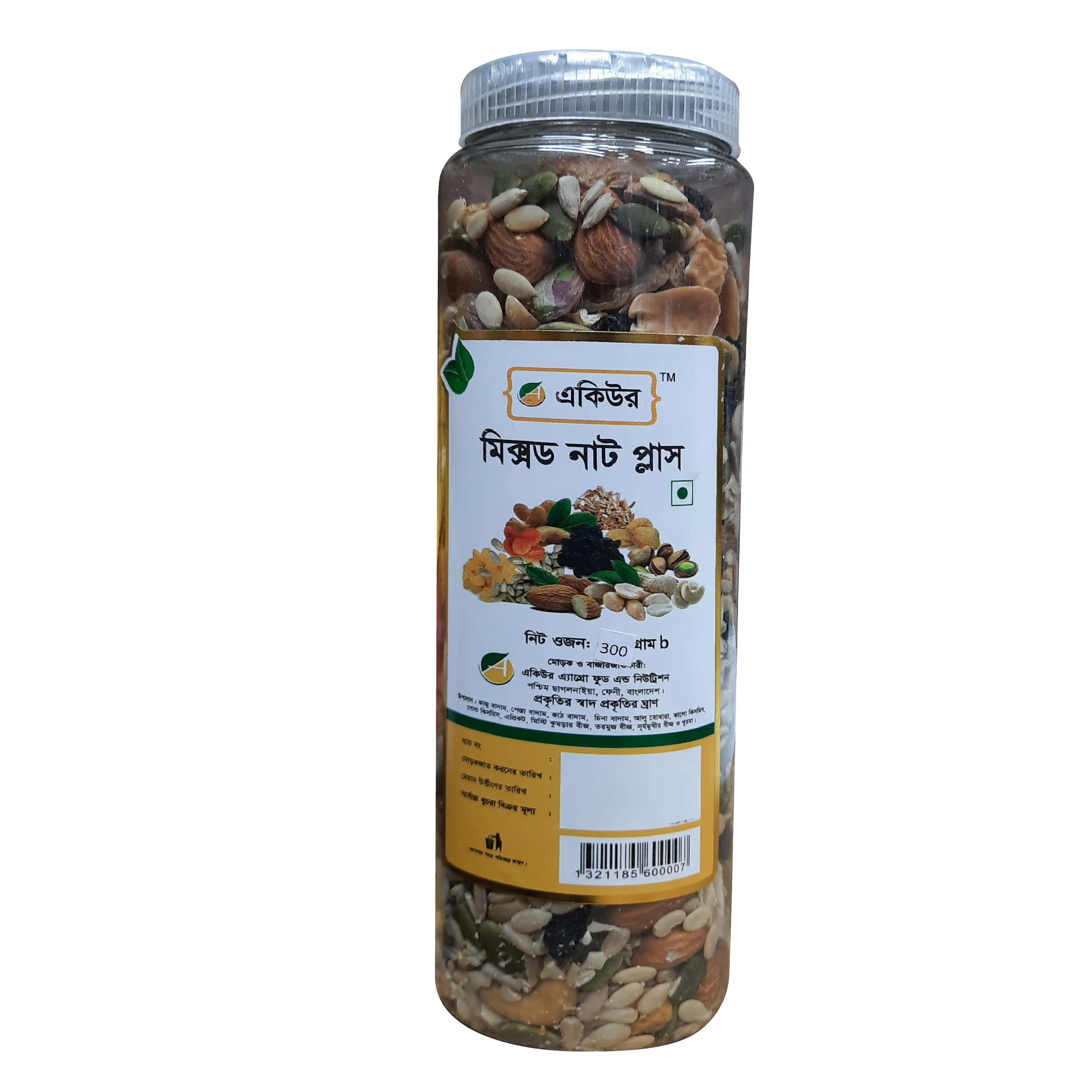 Acure Mixed Nuts Plus - 300gm